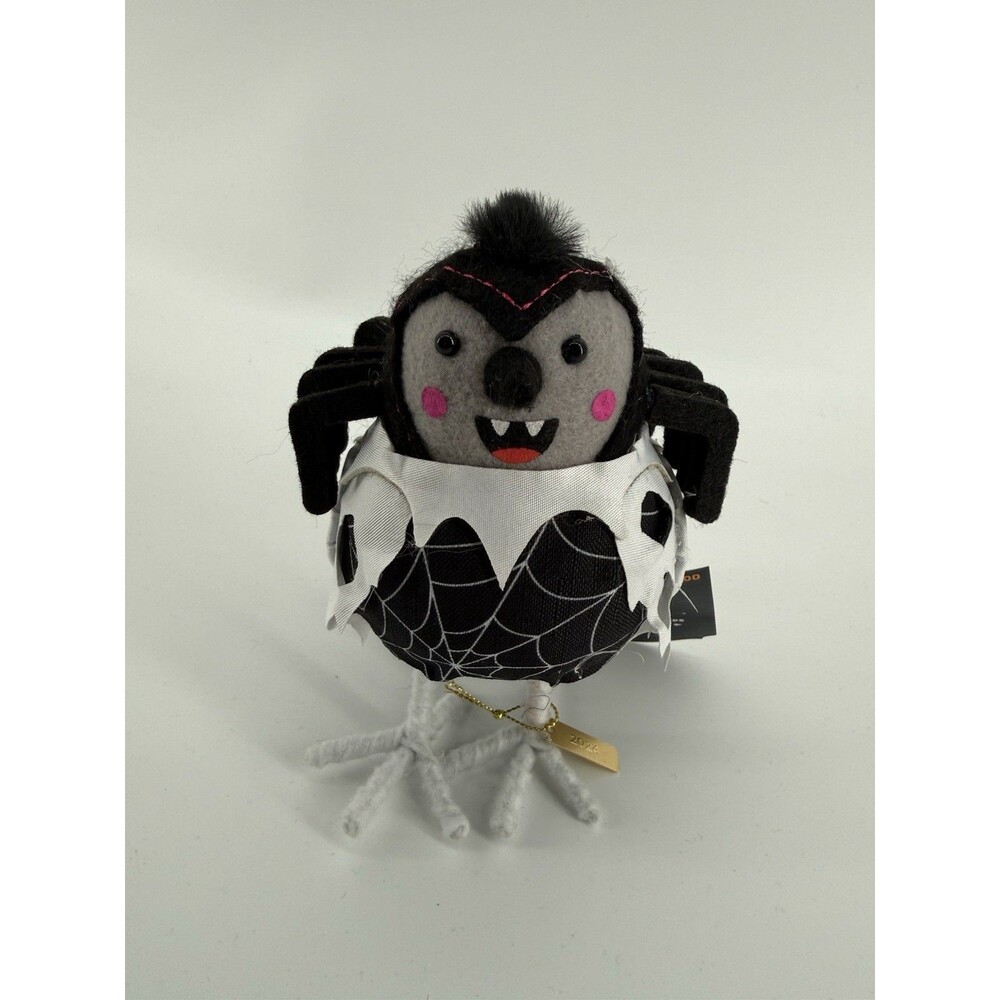 Target Halloween Bird Skitter Spider Creepy Figurine Featherly Friends NWT